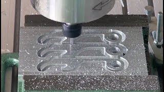 Milling Aluminium Bottle Openers CNC 6040 Router [upl. by Avad]