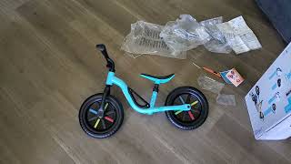 Chillafish Balance Bike Unboxing and Assembly [upl. by Aiekat]