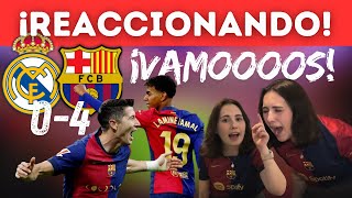 🔥REACCIONANDO AL CLÁSICO ¡BARCELONA HUMILLA 04 AL REAL MADRID NOS PONEMOS a seis PUNTOS💙❤️ [upl. by Profant]