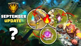 SEPTEMBER 2024 UPDATE MAJOR THINGS OFFICIALLY REVEALED BY CLASH OF CLANS [upl. by Corsiglia533]