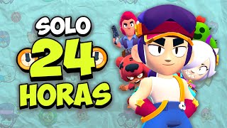 ¿ CUÁNTOS BRAWLERS tendré en SOLO 24 HORAS  ft MareBS [upl. by Atinek]