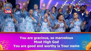 Pastor Chris Moment Of Worship at the Healing Streams Live Healing Service [upl. by Carmella787]