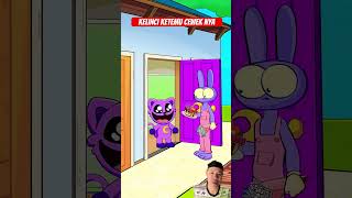 Yuk bantu kelinci nya animation funny rainbowfriends fnaf cartoon rabbit love [upl. by Asek]