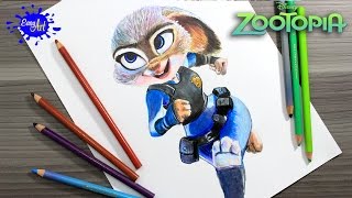 DRAWING ZOOTOPIA l How to draw Judy Hopps zootopia l Como dibujar a Judy Hopps zootopia [upl. by Okier]