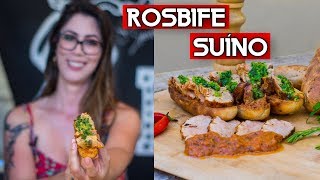 COMO FAZER ROSBIFE DE FILÉ MIGNON SUÍNO [upl. by Bigelow]