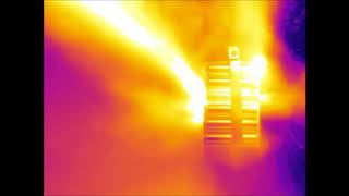 Thermal imaging Liion cells in Thermal Runaway [upl. by Guadalupe]