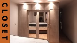 CLOSET EN MELAMINA MODERNO CON PUERTAS CORREDIZAS [upl. by Domel]