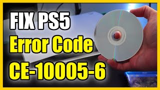 How to Fix PS5 Error Code CE100056 Problem Reading Disc Fast Tutorial [upl. by Dov514]