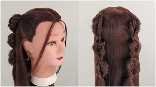 Easy And Cute Hairstyles That Can Be Done In Just A Few Minutes  Quick amp Easy Hairstyle Ideas [upl. by Meurer983]