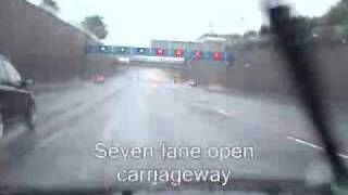 A wet drive through Birmingham [upl. by Goto]