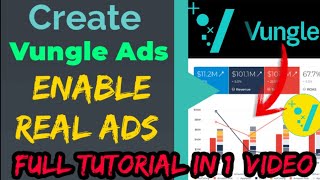 Create Vungle Ads Account  Enable Real Ads  Add app in Vungle Ads  Vungle Ads account kaise banay [upl. by Weingartner]