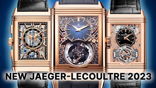 NEW JaegerLeCoultre 2023 Watches REVEALED Reverso Duoface Tourbillon and Hybrid Artistica [upl. by Tillie]