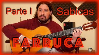 Flamenco Guitar Lesson  Sabicas Farruca Intro Punta y Tacon [upl. by Genevieve675]