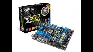 Unboxing amp Review Asus P8Z68V PROGEN3 Intel LGA 1155 [upl. by Purity]