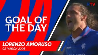 GOAL OF THE DAY  Lorenzo Amoruso v Livingston 2003 [upl. by Ellora]