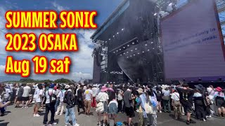 Vlog SUMMER SONIC 2023 OSAKA [upl. by Guillemette]