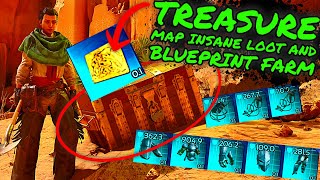 TREASURE MAPS in SCORCHED EARTH How To Get Them and FARM BLUEPRINTS AND LOOT ASA [upl. by Lirpa]