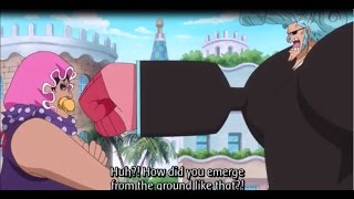 Cyborg Franky Vs Senor Pink The battle of the Pervert One Piece Funny Moment [upl. by Reahard]