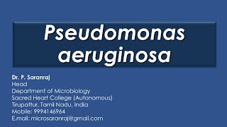 Pseudomonas aeruginosa [upl. by Ahsenak980]