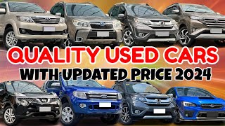 2024 Second Hand Cars Philippines  Segunda Manong Sasakyan For Sale  Free Transfer of Ownership [upl. by Dnomal]