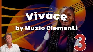 Vivace from op36 no1 by M Clementi ABRSM Grade 3 Piano 2023 amp 2024  A2 [upl. by Stefano]