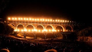 Fééries du pont du gard 2014 [upl. by Acirtap219]