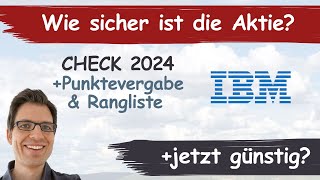 IBM Aktienanalyse 2024 Wie sicher ist die Aktie günstig bewertet [upl. by Demetre]