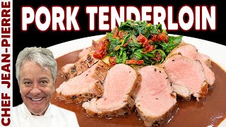 How to Perfectly Roast a Pork Tenderloin  Chef JeanPierre [upl. by Erdna346]