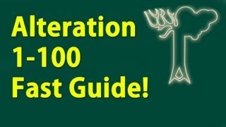 Alteration 1100 Guide Skyrim Fastest way to level [upl. by Sabba716]