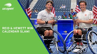 Alfie Hewett and Gordon Reid Win Calendar Slam  2021 US Open [upl. by Dijam]