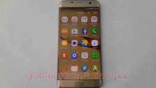 Samsung Galaxy S7 Edge  How to Turn on or turn off Nearby device scanning Android Marshmallow [upl. by Ahsekim560]