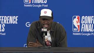 Pascal Siakam PostGame Interview  Indiana Pacers vs Boston Celtics [upl. by Anilec]