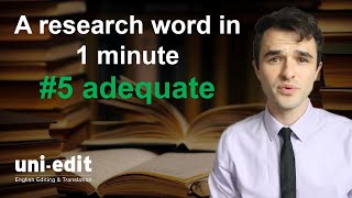 ADEQUATE definition ADEQUATE pronunciation ADEQUATE in a sentence ADEQUATE meaning [upl. by Orips]