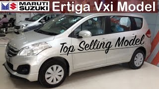 Maruti Ertiga Vxi Model 2017 Interior Exterior Walkaround and Full Review [upl. by Panther]