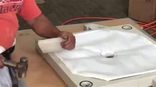 Demonstration of Filter Press Cloth Installation [upl. by Carter]