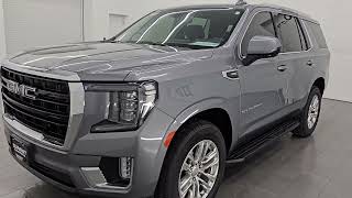 2021 GMC YUKON SLE 8 PASSENGER 4X4 SATIN STEEL METALLIC 4K WALKAROUND 14747Z [upl. by Vale]