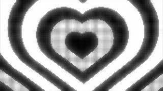 Black and White Y2k Neon LED Lights Heart Background  1 Hour Looped HD [upl. by Acinyt]