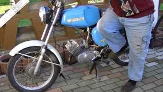 S 50 N Simson Moped Farbe Blau 3 Gang Baujahr 1977 VEB DDR Summi IFA Sitzbank [upl. by Morehouse193]