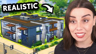 I built realistic apartments in The Sims 4 For Rent [upl. by Misaq]