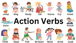 Action Verbs Vocabulary  Learn Action Verbs Vocabulary In English With Pictures [upl. by Kerri]