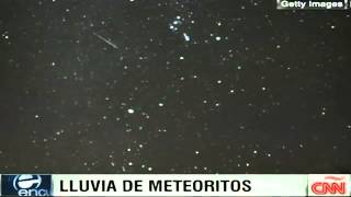 La NASA anuncia lluvia de meteoritos [upl. by Inaflahk]