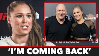 Ronda Rouseys UFC Return CONFIRMED [upl. by Ueih]