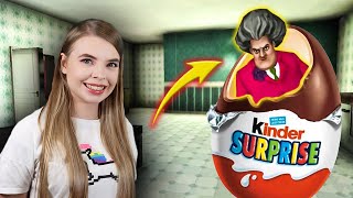 Wielkanocna Kinder Niespodzianka ze Straszną Nauczycielką 🤩 Scary Teacher 3D 11 [upl. by Gosser785]