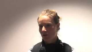 Amandine Henry après la finale de la coupe de France MontpellierLyon le 18 04 2015 [upl. by Otineb791]