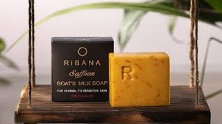 ক্ষতি ছাড়াই ত্বককে ফর্সা করার সাবান। Ribana Saffron Goat Milk Soap [upl. by Eoin]