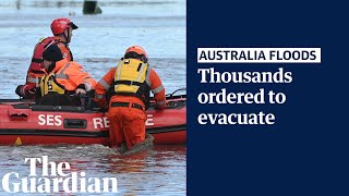 Australia floods thousands ordered to evacuate as floods hit Victoria and Tasmania [upl. by Jew]