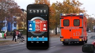 Notruf App System HandHelp  Schütze Dich und Deine Liebsten im Notfall Trailer [upl. by Pincus16]