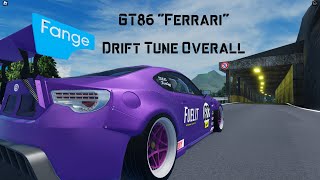 GT86 quotFerrariquot  Drift Tune Overall [upl. by Fisoi]