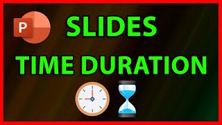 How to set the time  duration between slides on Powerpoint 2019 [upl. by Ttezil158]