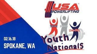 2018 USA Powerlifting Youth Nationals  Spokane WA Re Uploaded [upl. by Adnarram644]